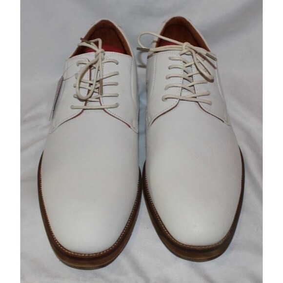 Stacy Adams Preston Plain Toe Lace Up Oxfords Men Sz 13 Off White NIB - Picture 4 of 5